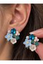 Imported Flower Garden Marquise Cut Women's Earrings Special Series - 3