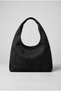 Women's Black Color Suede Shoulder Bag Stylish Daily Use Soft Textured Medium Size University Bag