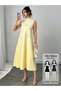 Rochie maxi, galben