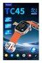 5G+ TC45 Smart Watch – 2.2 Inch HD Touchscreen, 8MP Camera, SIM Support, Versatile for Ladies & Gents in Silver - 2