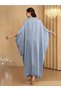 Rochie maxi, albastru - 5