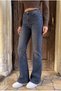 High Waist Flare/Spanish Denim Pants - 4