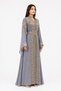 Women's Long Caftan with Shiny Stones and Embroidery Work Model 14 - 3
