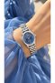 25 mm Small Case, Silver Steel Band, Blue Dial, 3Atm Pool Sea Use, Women's Wristwatch+Bracelet - 2