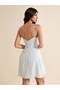 Rochie mini, alb - 4