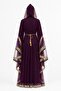 Women's Long Caftan with Shiny Stones and Chiffon Two Piece Caftan, 06 - 4