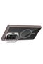 Galaxy S22 Ultra Case with Camera Stand, Magsafe Supported, Transparent Back, Silicone - 3