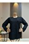 Women's Daisy Patterned Winter Mother Combed Cotton Blouse for Middle Age and Above