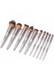 10-Piece Professional Makeup Brush Set with Travel Case, Soft Synthetic Bristles for Foundation, Powder, Blush, Contour, Concealer & Eyeshadow, Makeup Brushes for Women - 3