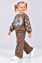 Three-Ply Sharded Combed Cotton Sweatshirt Children's Set - 3