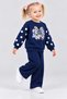 Three-Ply Sharded Combed Cotton Sweatshirt Children's Set - 3