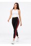 Women's Sports Leggings Double Stripe Black Women's Sports Leggings - 3