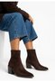 Vaka Brown Suede Heeled Boots - 3