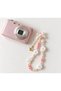 Phone Charm Camera Charm Bag Charm Daisy Bow Pink Pearl Beaded Y2K Korean Style Accessory - 2