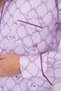 Lulu's Friends Shirt Collar Front Buttoned Long Sleeve Pocketed Trouser Set Logo and Pattern Print Detail on Sleeves and Pockets Embroidery Detail on Sleeves and Pockets Woven Viscose Fabric Women's Pajama Set - 4