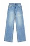 Blue Stone Detailed Straight Denim Trousers - 3