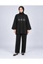 Women's Black Stone Embroidered Slit Oversize Oysho Tunic