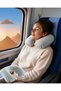 Inflatable Neck Support Pillow for Airplane Bus Car