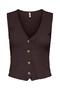 Onlsif V-Neck Vest Jrs Women's Vest Chocolate Torte (15375802)