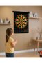Magnetic Dart Set Foldable Target Game with 6 Dart Arrows