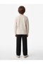 Cotton Pique Fabric Ribbed Pockets Tie-Waist Loose-Leg Sweatpants - 4