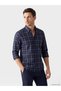 Quality Pieces from Çelebi Store Standard Fit Checked Embroidered Oxford Men's Shirt