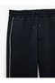 Three-Thread Ribbed Regular Sweatpants with Pockets - 3