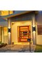2 pcs Black Outdoor Wall Light IP65 Up Down Outside Wall Lighting Modern Aluminum Wall Lamp - 5