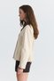 Contrast Collar Jacket with Pencil Detail - 3