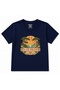Sun and Sea Riviera Retro Mediterranean Sunset Graphic Kids T-Shirt
