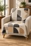Multi-Purpose Modern Bohemian Velvet Sofa Cover, Sofa Bed Cover Set with Non-Slip Foam 3,3,1,1 - 4