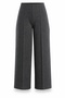 Anthracite Elastic Waist Carrot Cut Trousers 17935