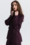 Soft Textured Belted Jacket and Trousers Set - 4