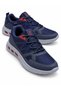 Side Striped Men's Sports Shoes Dark Red