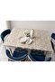 Transparent Patterned Tablecloth, Thin Transparent Protective Cover, Wipeable Flexible Table Cover
