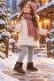 Girls' and Boys' Fur-Lined Boots Winter Shoes - 3