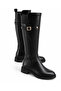 Women's Boots with Elastic Buckle Black Yanki̇