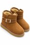 Girls' and Boys' Fur-Lined Boots Winter Shoes
