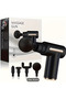 Electric Fascia Massage Gun, Electric Muscle Massager, Comes with 4 Interchangeable Massage Heads, Portable Handheld Ultra-Quiet Brushless Motor, Suitable for Sports And Fitness