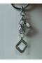 Stylish and Elegant Keychain with Silver Color Stone - 3