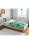 Football Patterned 3D Digital Printed Single Size Sheetless Boys' Duvet Cover Set Sleeping Set - 3