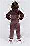 Unisex Children's Plush Zippered Fleece Tracksuit Set - 3