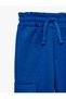Three-Threaded Cargo Pocket Jogger Sweatpants with Elastic Waist - 4
