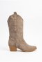 Sara women's western printed mink cowboy boots - 7