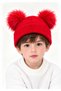 Baby Kids Double Pompom Beanie Unisex Winter Warm Hat 0-4 Years Old - 2