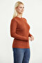 Motifed Comfortable Fit Knitwear Sweater - Tile - 4