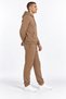 Men's Brown 3 Thread Soft Tracksuit Set - 4
