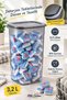 Mega Size Advantageous Silicone Lid Tablet and Powder Detergent Storage Box 3.2 Liter Anthracite