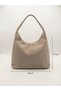Large Size Lined Suede Hobo Bag |   Daily Women's Bag 42X27 cm - 4