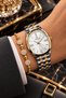 Oval Case Gold Silver Women's Wristwatch Steel Band Japanese Movement Gift Special Boxed Hmby2076C2 - 2